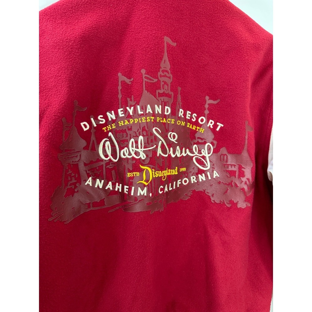 Disney Parks | Our Universe Disneyland Resort Red Varsity Letterman Jacket XS - Picture 11 of 16